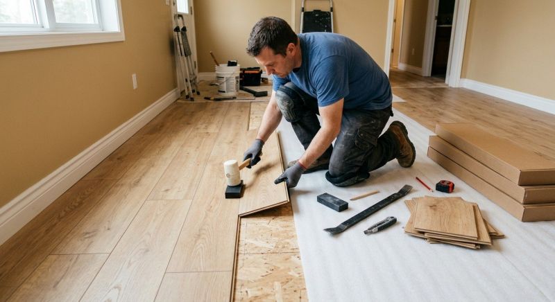 Laminate Floor Installation in Davidson, NC