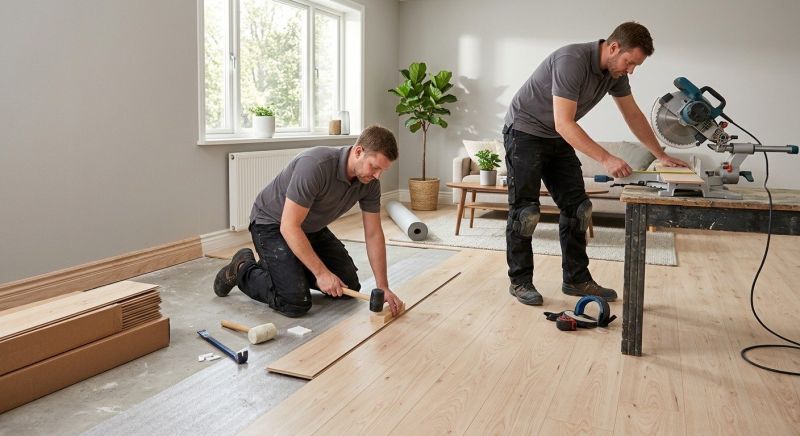 Laminate Floor Installation in Lexington, NC