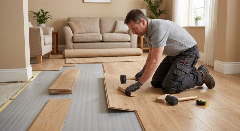 Laminate Floor Installation in Mooresville, NC