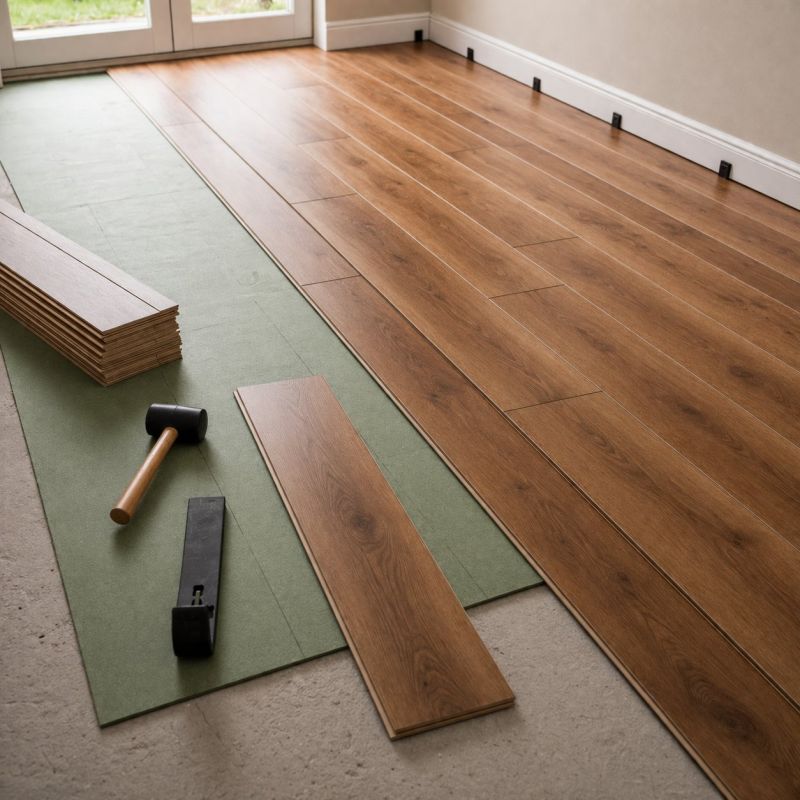 Laminate Floor Replacement in Cabarrus County, NC