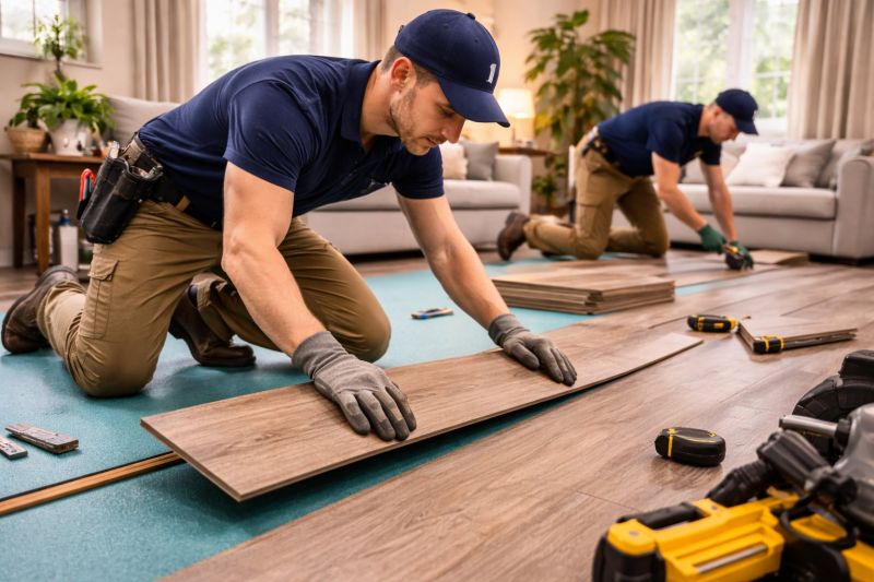 Laminate Floor Replacement in Mocksville, NC