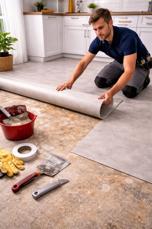Linoleum Floor Installation in Lexington, NC