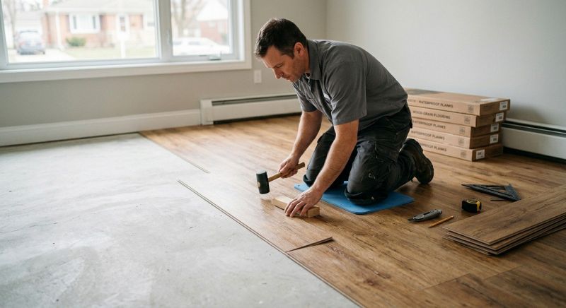Linoleum Floor Installation in Mocksville, NC