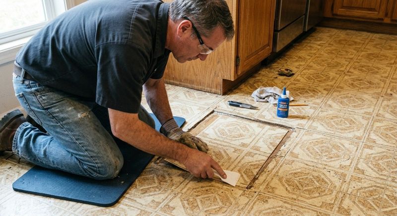 Linoleum Floor Installation in Mocksville, NC