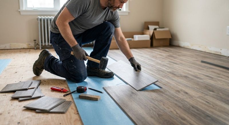 Linoleum Flooring Replacement in Salisbury, NC
