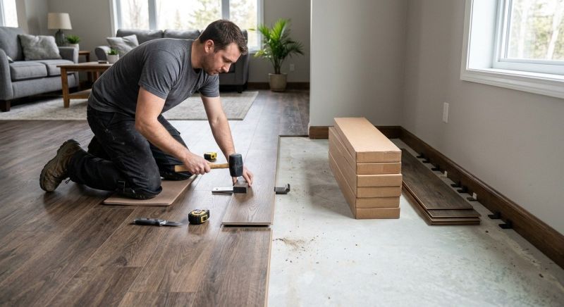 Luxury Vinyl Tile Installation in Advance, NC