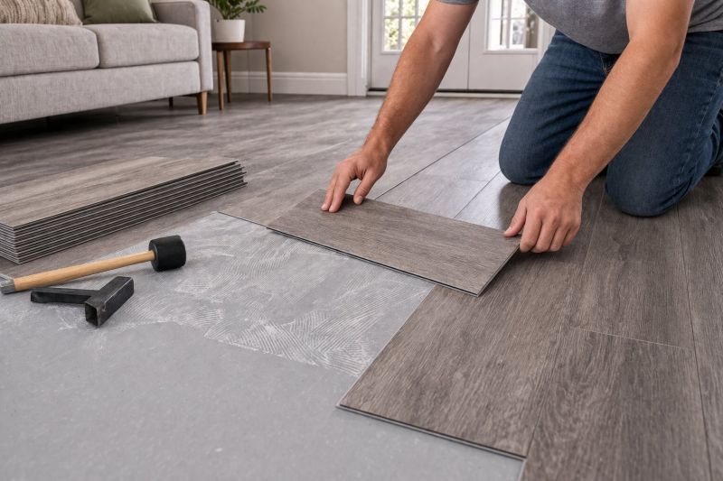 Luxury Vinyl Tile Installation in Cabarrus County, NC