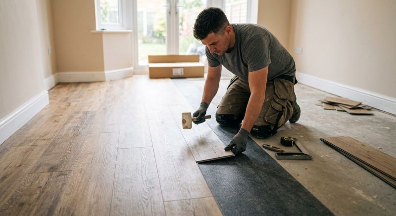 Luxury Vinyl Tile Installation in Cabarrus County, NC