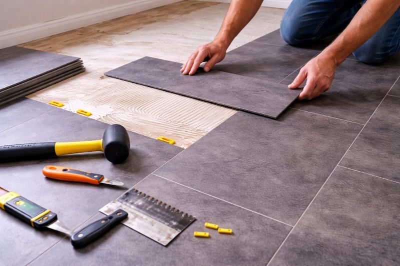 Luxury Vinyl Tile Installation in Davidson, NC