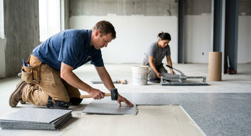 Lvt Flooring Installation in Rockwell, NC
