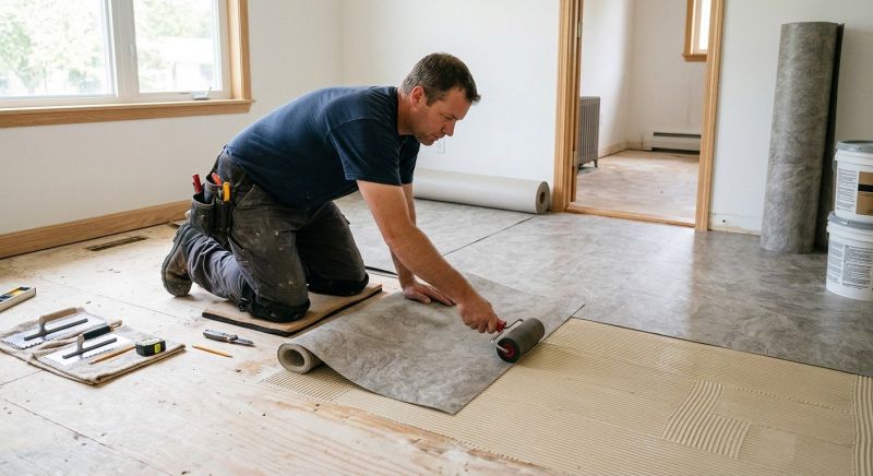 Sheet Flooring Installation in Denton, NC