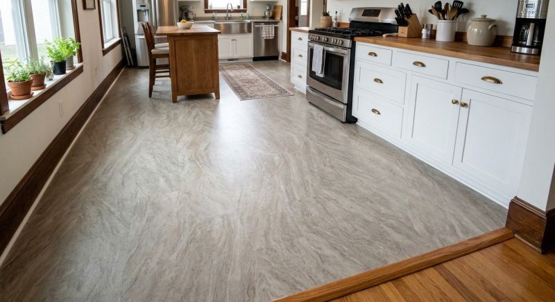 Sheet Linoleum Installation in Davie County, NC