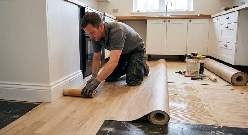 Sheet Linoleum Installation in Denton, NC
