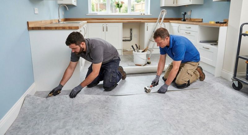 Sheet Linoleum Installation in Salisbury, NC