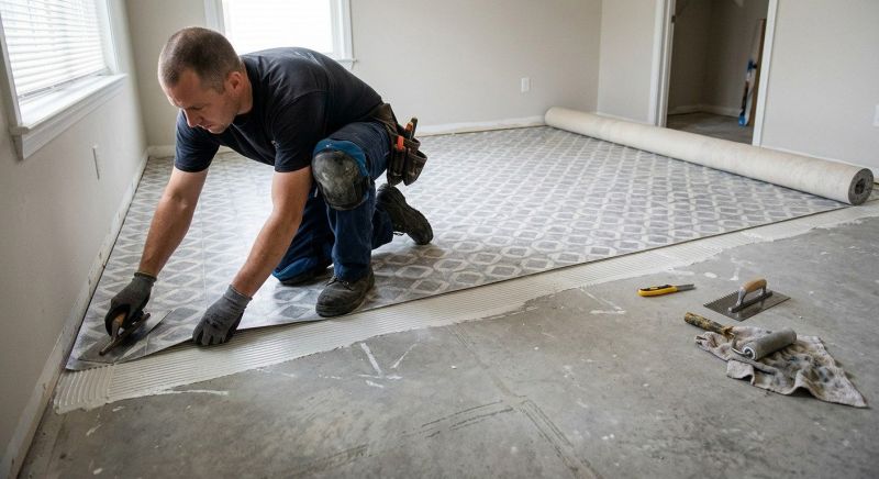 Sheet Vinyl Installation in Lexington, NC