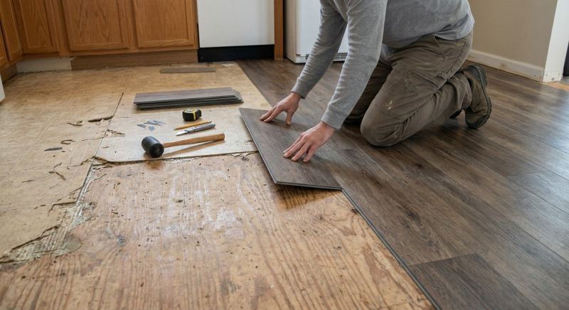 Vinyl Flooring Installation in Mooresville, NC