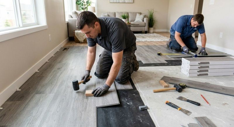 Vinyl Flooring Installation in Rowan County, NC